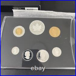 2019 Classic Canadian Coins Pure Silver Colourised Proof Set 2.03 oz. Box COA