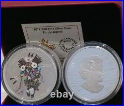 2019 Fancy Dance PowWow $30 2OZ Pure Silver Proof Coloured Canada Coin