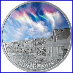 2019'Fire Rainbow -Sky Wonders' Proof $20 Fine Silver 1oz Coin (18756) (OOAK)