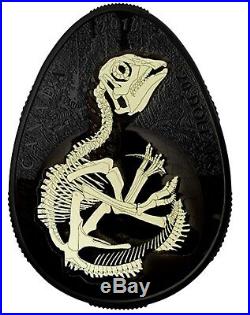2019 Hatching Hadrosaur $20 Silver Glow yb rge dark Egg Canada Coin
