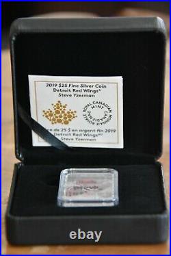 2019 NHL Original Six Detroit Red Wings Steve Yzerman Pure Silver Coin