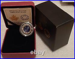 2019 Scorpio Zodiac $5 1/4OZ Pure Silver Proof Canada 27mm Coin with Crystal