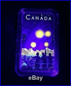 2019 Shag Harbour 2nd Glow-in-the-Dark 1oz Pure. 9999 Silver Coin Canada