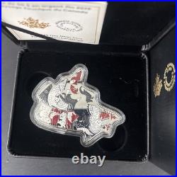 2019 The Canadian Landscape $50 3OZ Pure Silver Proof Canada Map Shaped Coin