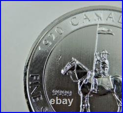 2020 $10 Dollars 2 troy oz Pure Silver Coin RCMP Mountie Canada 99.99 % Ag
