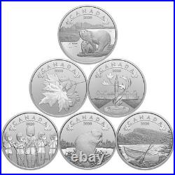 2020 $10 O Canada Pure Silver 6 Coin Set