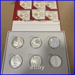 2020 $10 O Canada Pure Silver 6 Coin Set
