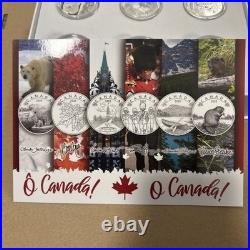 2020 $10 O Canada Pure Silver 6 Coin Set