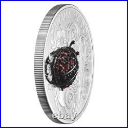 2020 $20 Fine Silver Coin Bejeweled Bugs Ladybug