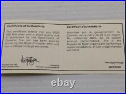 2020 $20 Fine Silver Coin Canada's Unexplained PhenomenaThe Clarenville Event