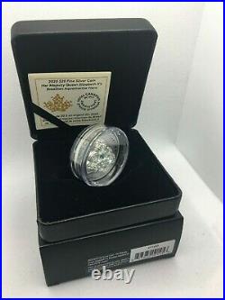 2020 $20 Fine Silver Coin- Her Majesty Queen Elizabeth II's Brazilian Aquamarine