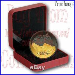 2020 Black and Gold The Canadian Horse $20 Pure Silver Gold/Rhodium-Plated Coin