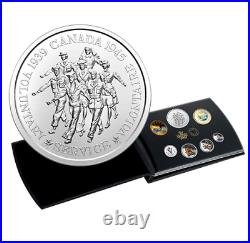 2020 CANADA Classic Colorized Pure Silver 6 Coin Proof Set with CVSM Medallion
