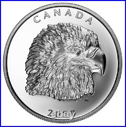 2020 CANADA Proud Bald Eagle $25 EHR Extra High Relief Proof Pure Silver Coin