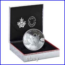 2020 Canada $15 Year of Rat 1 oz Pure Silver Coin