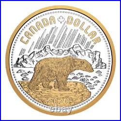 2020 Canada $1 Pure Silver Coin Renewed Silver Dollar Arctic Territories