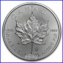 2020 Canada 1 oz Silver Maple Leaf BU (Lot of 25)