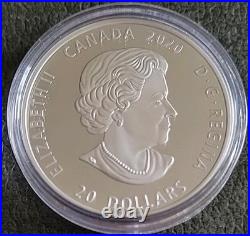 2020 Canada $20 Bill Reid Haida Grizzly Bear 1oz Pure Silver. 9999 Coloured Coin