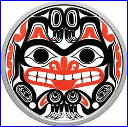 2020 Canada $20 Bill Reid Haida Grizzly Bear 1oz Pure Silver. 9999 Coloured Coin