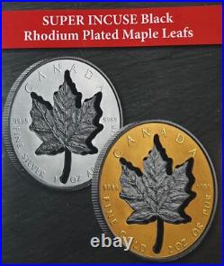 2020 Canada $20 MAPLE LEAF Rhodium Plat. Incuse NGC PF70 FIRST DAY OF ISSUE