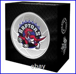 2020 Canada $25 Toronto Raptors 25th Season 1 oz Pure Silver Coin No GST/HST