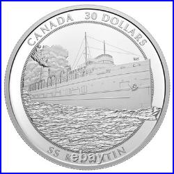 2020 Canada $30 SS Keewatin 2oz Fine Silver Coin