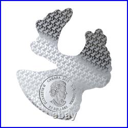 2020 Canada $50 Real Shapes Caribou Pure Silver Coin