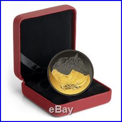2020 Canada Black And Gold The Canadian Horse 20$ 99.99% Pure Silver Coin