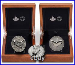 2020 Canada R&D Lab Flying Loon 2oz. 9999 Pure Silver $1 Coin COA #13/425