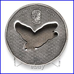 2020 Canada R&D Lab Flying Loon 2oz. 9999 Pure Silver $1 Coin COA #13/425