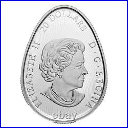 2020 Canada Traditional Ukrainian Pysanka $20 99.99% Pure Silver Coin Coa #318