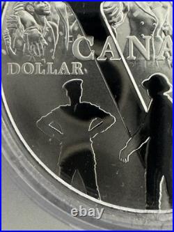 2020 Canadian 23.17g 99.99% Pure Silver Proof Dollar. 75Th Anniversary VE DAY