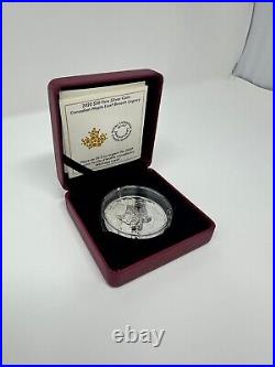 2020 Canadian Maple Leaf Brooch Legacy $30 2OZ Pure Silver Proof Coin Canada