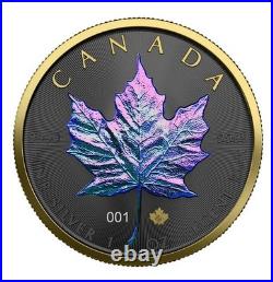 2020 Chameleon 1 oz Canadian Silver Maple $5 Coin Space Metals 500 Mintage