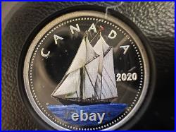 2020 Classic Canadian Proof Pure Silver Colourised Coin Set with Medallion OGP+COA