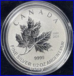 2020 Fine Silver Maple Leaf Fractional 5 Coin Set, O Canada. E-351