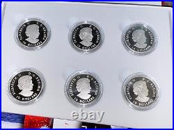 2020 O Canada Fine Silver 6-Coin Set $10 Fine Silver Coins Royal Canadian Mint
