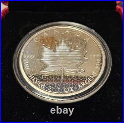 2020 Pulsating Maple Leaf Pure Silver Coin Canada $10 Mintage 3,000