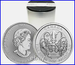 2020 Royal Canadian Mint 2oz Silver Creatures of the North The Kraken PCGS MS69