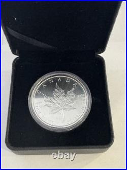 2020 W 1 oz 99.99% PURE SILVER $5 CANADIAN MAPLE LEAF With OGP and COA