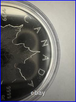 2020 W 1 oz 99.99% PURE SILVER $5 CANADIAN MAPLE LEAF With OGP and COA
