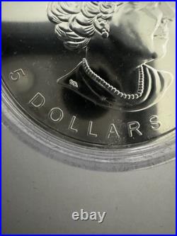 2020 W 1 oz 99.99% PURE SILVER $5 CANADIAN MAPLE LEAF With OGP and COA