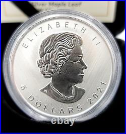 2021 1 oz. Pure Silver Coin W Mint Mark Silver Maple Leaf Winnipeg Edition