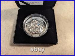 2021 $50 2oz. 9999 Silver Lake Louise Coin Mintage 3,000