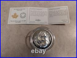 2021 $50 2oz. 9999 Silver Lake Louise Coin Mintage 3,000