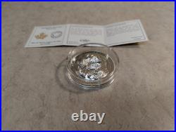 2021 $50 2oz. 9999 Silver Lake Louise Coin Mintage 3,000
