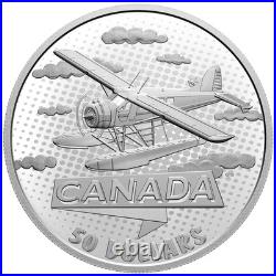 2021 $50 First 100 Years of Confederation Canada Takes Wing 5 oz Silver Coin