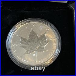 2021 $5 Fine Silver Coin Maple Leaf W Mint Mark