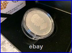 2021 Bald Bison Extraordinarily High Relief 1oz. 9999 silver Coin Canada