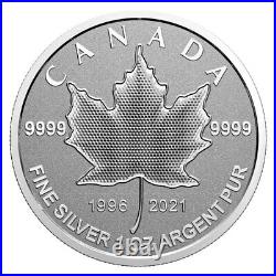2021 CANADA $5 Pulsating Silver Maple Leaf Arboreal emblem coin only